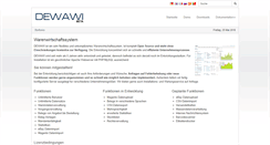 Desktop Screenshot of dewawi.com