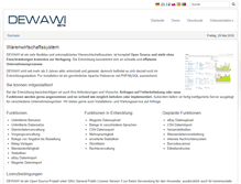 Tablet Screenshot of dewawi.com